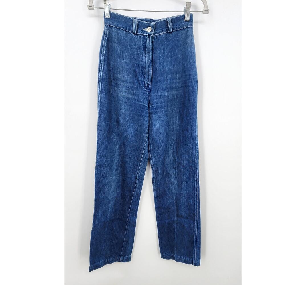 Vintage Boston Bottoms Jeans Wide Leg High Rise Jeans Size 9‎